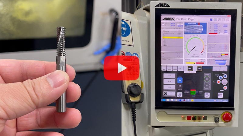 M10xP1.5 Full-Thread End Mill Factory Production